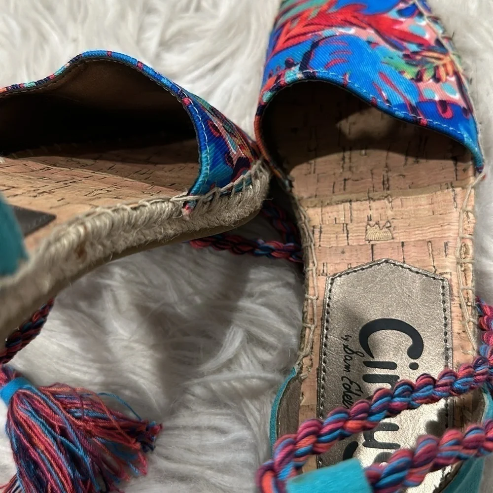 Sam Edelman Circus Lace up Lenora Espadrille Flats